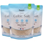 Sante Naturelle Celtic Salt Grey Coarse Sea Salt - 1.1lb (18oz) Pack of 3, Unrefined Organic French Sea Salt, Rich in 82+ Minerals Salt, 100% Natural & Hand Harvested Sal Celtica - Image 2