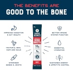 Bare Bones Beef Bone Broth Instant Powdered Mix Packets | 5g Collagen | 10g Protein | Keto & Paleo Friendly | No Artificial Flavors | Rich Savory on-the-go 16 Pack - Image 4