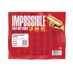 IMPOSSIBLE ImpossibleTM Beef Hot Dogs Meat From Plants, Fully Cooked, 6, 6 CT - Image 2