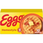 Eggo Homestyle Waffles, Breakfast Food, Frozen Breakfast, 10 Waffles (Frozen) - Image 2