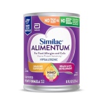 Similac Alimentum with 2'-FL HMO Hypoallergenic Infant Formula, for Food Allergies and Colic Due to Protein Sensitivity, Ready-to-Feed Baby Formula, 8-fl-oz Can, Pack of 24 - Image 2