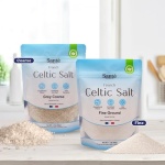 Sante Naturelle Celtic Salt Organic Bundle (Fine Ground & Grey Coarse) - 1.1lb (18oz) Pack of 2. Unrefined Organic French Sea Salt, Rich in 82+ Minerals Salt, 100% Natural & Hand Harvested Sal Celtica - Image 3