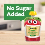 Mott's No Sugar Added Applesauce Variety Pack, 4 Flavors – Apple, Strawberry, Cinnamon & Blueberry, Made from Real Fruit, No Artificial Flavors, 3.2 Clear Pouches, 20 Pack - Image 5