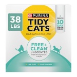 Purina Tidy Cats Free and Clean Unscented Clumping Cat Litter with Odor Control - 38 lb. Box - Image 2