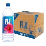 FIJI Natural Artesian Bottled Water 1.5 Liters / 50.7 Fl Ounce (Pack of 12) - 100% Natural Electrolytes - Image 2