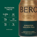 BERO Kingston Golden Pils Non-Alcoholic Beer, 6-Pack Craft Lager-Style Brew by Tom Holland, Premium NA Beer with Golden Taste, Alcohol Alternative for Any Occasion - Image 3