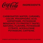 Coke Zero Sugar Diet Soda Soft Drink, 16.9 fl oz, 6 Pack - Image 4