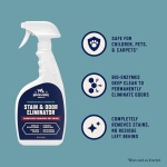Rocco & Roxie Supply Co. Stain & Strong Odor Eliminator, Enzyme Cleaner, Pet Odor Eliminator for Home - Carpet Stain Remover for Cats & Dog Pee - Urine Destroyer - Carpet Cleaner Spray Clear, 32 Fl Oz - Image 3