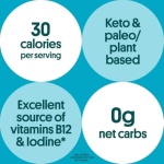 Gimme Seaweed Organic Premium Roasted Seaweed Snacks, Sea Salt, 6 Count, Keto, Vegan, Gluten-Free, Great Source of Omega3s and Iodine, Healthy On-The-Go Snack for Kids and Adults - Image 4