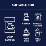 Lavazza Gran Riserva Filtro Whole Bean Coffee Dark Roast 2.2LB Bag, 100% Natural Arabica, Authentic Italian, Cocoa and Caramel aromatic notes - Image 3