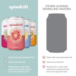 Spindrift Sparkling Water, 4 Flavor Variety Pack, Made with Real Squeezed Fruit, 12 Fl Oz (Pack of 20) - Image 4