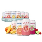 Spindrift Sparkling Water, 4 Flavor Variety Pack, Made with Real Squeezed Fruit, 12 Fl Oz (Pack of 20) - Image 2