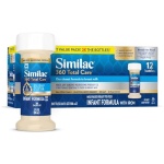 Similac 360 Total Care Infant Formula, Has 5 HMO Prebiotics, Our Closest Prebiotic Blend to Breast Milk, Non-GMO,‡ Baby Formula, Ready to Feed, 2-fl-oz Bottle, Pack of 12 - Image 2