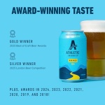 Athletic Brewing Company Craft Non-Alcoholic Beer - 12 Pack x 12 Fl Oz Cans - Run Wild IPA - Low-Calorie, Award Winning - The Ultimate Sessionable IPA Subtle Yet Complex Malt Profile - Image 3