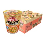 Nissin Cup Noodles Protein Ramen, Chicken Flavor with Bone Broth, 16g Protein, 2.54 Ounce Cup (Pack of 6) - Image 2
