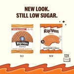 Rip Van Wafels Dutch Caramel & Vanilla Stroopwafels, Healthy Snacks, Non-GMO, Low Calorie, Low Sugar (3g), Office Snacks, Keto Friendly, 12 Count - Image 4