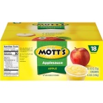 Mott's Applesauce, 4 Oz Cups, 18 Count, No Artificial Flavors, Good Source Of Vitamin C, Nutritious Option For The Whole Family - Image 3