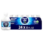 Pure Life Purified Water Bottles, 24 Pack - Still Bottled Water Enhanced with Minerals for a Crisp Taste, Plastic Bottles - 8 Fl Oz - Image 2