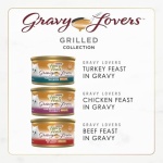 Purina Fancy Feast Gravy Lovers Poultry and Beef Grilled Gourmet Wet Cat Food Variety Pack - (Pack of 30) 3 oz. Cans - Image 4