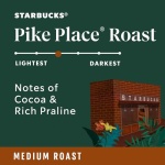Starbucks Ground Coffee, Medium Roast Hot or Iced Coffee, Pike Place Roast, Six 12 oz Bags​ - Image 6