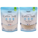 Sante Naturelle Celtic Salt Organic Bundle (Fine Ground & Grey Coarse) - 1.1lb (18oz) Pack of 2. Unrefined Organic French Sea Salt, Rich in 82+ Minerals Salt, 100% Natural & Hand Harvested Sal Celtica - Image 2