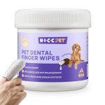 HICC Pet Teeth Cleaning Wipes for Dogs & Cats, Vet-Recommended Remove Bad Breath & Plaque & Tartar Buildup, Dog Tooth Brushing Kit, Dog Breath Freshener, Dogs Toothbrush & Toothpaste Alternatives - Image 2