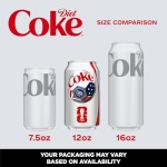 Diet Coke Soda Soft Drink Cans, 12 fl oz, 12 Pack - Image 4