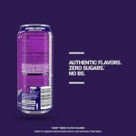 GHOST Energy Drink - 12-Pack, Welch's Grape, 16oz Cans - Energy & Focus & No Artificial Colors - 200mg of Natural Caffeine, L-Carnitine & Taurine - Gluten-Free & Vegan - Image 4