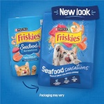 Purina Friskies Dry Cat Food Seafood Sensations With Salmon, Tuna, and Shrimp Flavors - 22 lb. Bag - Image 3