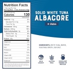 Bumble Bee Solid White Albacore Tuna in Water, 5 oz Can (Pack of 8) - Wild Caught Tuna - 29g Protein per Serving, High in Omega-3s - Non-GMO Project Verified, Gluten Free, Kosher - Image 3