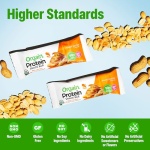 Orgain Organic Vegan Protein Bars, Peanut Butter - 10g Plant Based Protein, Low Calorie Healthy Snacks, No Lactose or Soy Ingredients, Gluten Free, Non-GMO - 1.41 Oz (Pack of 12) - Image 5