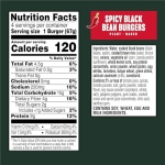 MorningStar Farms Veggie Burgers, Vegetarian Meat, Spicy Black Bean (4 Count) - Image 3