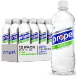 Propel, Kiwi Strawberry, Zero Calorie Sports Drinking Water with Electrolytes and Vitamins C&E, 16.9 Fl Oz (12 Count) - Image 2