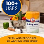 ARM & HAMMER Baking Soda, Multi-Purpose 100% Pure Sodium Bicarbonate Powder for Cooking, Baking, Cleaning, Laundry, Deodorizing, DIY & More, 2.7 Lbs - Image 4
