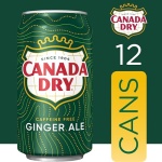 Canada Dry Ginger Ale Soda, 12 fl oz cans, 12 pack - Image 3