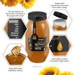 HONIGMA® Marma Sunflower Honey | Authentic Raw Honey from Ukraine | 100% Pure, Unpasteurized & Fully Crystallized | 1000g/35.2oz | Naturally Solid Texture | Pack of 1 - Image 3