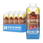 Carnation Breakfast Essentials Ready to Drink with Fiber, Rich Milk Chocolate, 8 FL OZ Carton (Pack of 24) - Image 2