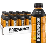 BODYARMOR Sports Drink, Orange Mango, Electrolyte Drink Hydration, 16 Fl Oz Bottles (12 Pack), Flavored Coconut Water with B Vitamins & Antioxidants - Image 2