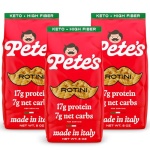 Low Carb, Protein Pasta | Rotini with 17g Protein, 7g Carbs | Healthy, Keto Pasta Made in Italy | 3-Pack, 8oz - Pete’s Pasta - Image 2
