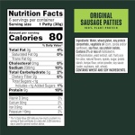 MorningStar Farms Plant Based Sausage Patties, Vegan Meat (6 Count) - Image 3