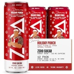 ZOA Energy Sugar Free Energy Drinks With Electrolytes For Hydration, Dwanta's Holiday Punch, 12 Pack, 12 FL OZ Cans - Image 2