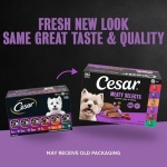 Cesar Wet Dog Food Classic Loaf in Sauce Grilled Chicken, Filet Mignon, Porterhouse Steak, Beef, Chicken & Liver and Turkey Variety Pack 3.5 oz. Easy Peel Trays (36 Count, Pack of 1) - Image 4