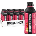BODYARMOR Sports Drink, Strawberry Banana, Electrolyte Drink Hydration, 16 Fl Oz Bottles (12 Pack), Flavored Coconut Water with B Vitamins & Antioxidants - Image 2