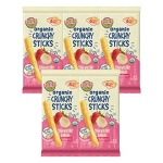 Earth's Best Organic Baby Food, Dissolvable Teething Snack for Babies 6 Months and Older, Strawberry Banana Crunchy Sticks, .56 oz Pack (Pack of 5) - Image 2