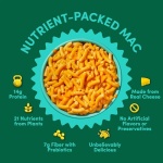 Goodles Cheddy Mac Creamy Cheddar and Macaroni Pasta - Nutrient Packed with Real Cheese, Fiber, Protein, Prebiotics, Plants, & Vegetables | Non-GMO, Organic Ingredients [Cheddy Mac, 6 oz. 1 Pack] - Image 4