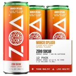 ZOA Zero Sugar Energy Drinks, Mango Splash - Sugar Free with Electrolytes, Healthy Vitamin C, Amino Acids, Essential B-Vitamins, and Caffeine from Green Tea - 12 Fl Oz (12-Pack) - Image 2