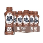 Core Power Protein Shake, Chocolate, 26g Bottle, 14oz, 12 Pack - Image 2