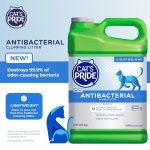 Cat's Pride NEW Antibacterial Cat Litter: Destroys 99.9% of Odor-Causing Bacteria - Powerful Odor Control - Premium Lightweight Clumping Litter - Scented, 12 Pounds - Image 3