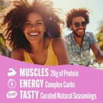 Lenny & Larry's FITZELS Protein Pretzels (Everything Bagel) 8 Individual Bags 3 oz Each – High Protein Snacks with 20g of Plant Based Protein – Healthy Vegan Pretzels – Delicious Salty Taste - Image 4