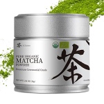 Chaism Ceremonial Grade Matcha Green Tea Powder - Premium First Harvest USDA Organic Gluten-Free Vegan, 100% Pure Unsweetened No Additives, 1.06oz Tin - Image 2